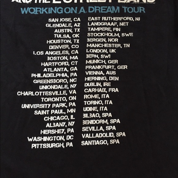 Bruce Springsteen tour tee - Picture 3 of 3